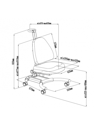 Підліткове крісло для будинку в 4-х кольорах